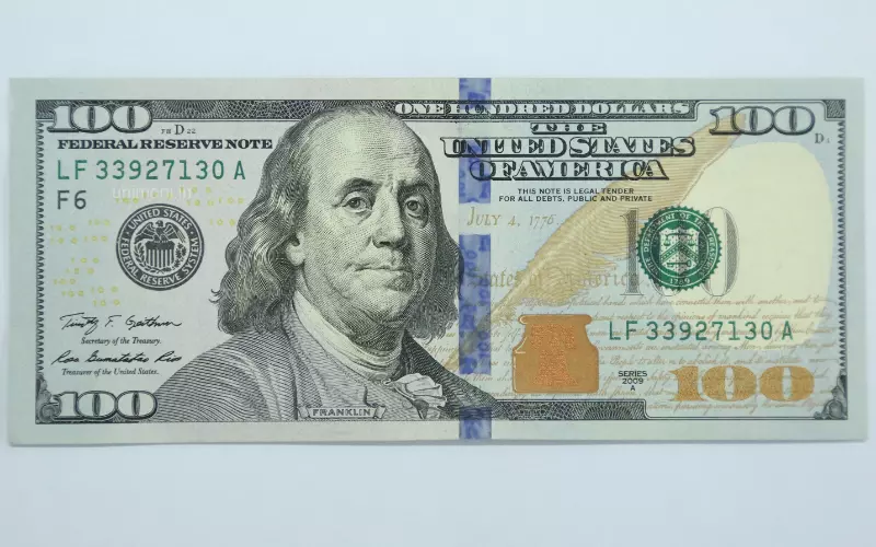 front view of 100 usd