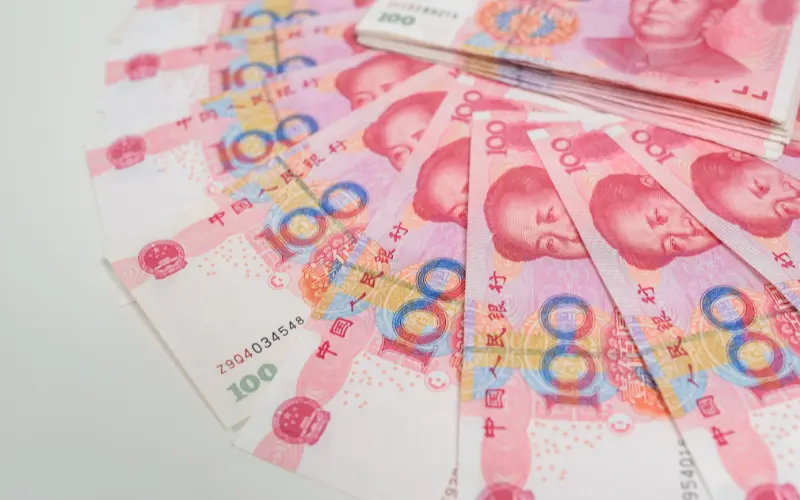 chinese yuan bank notes