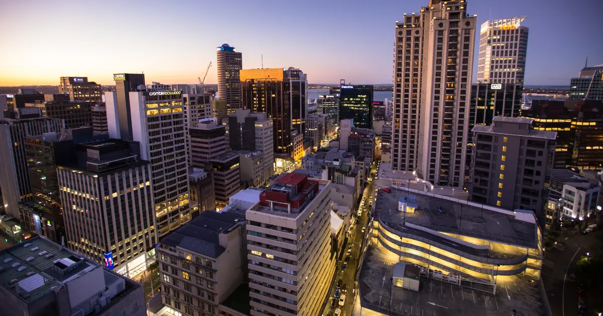 new zealand city night view