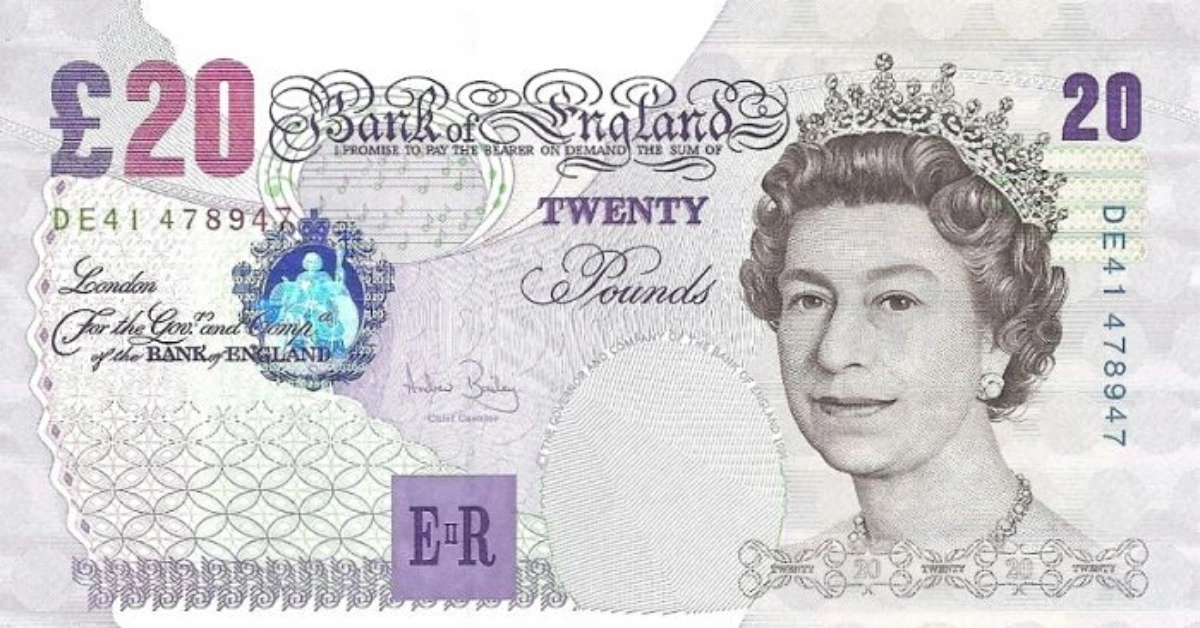 20 pound uk currency