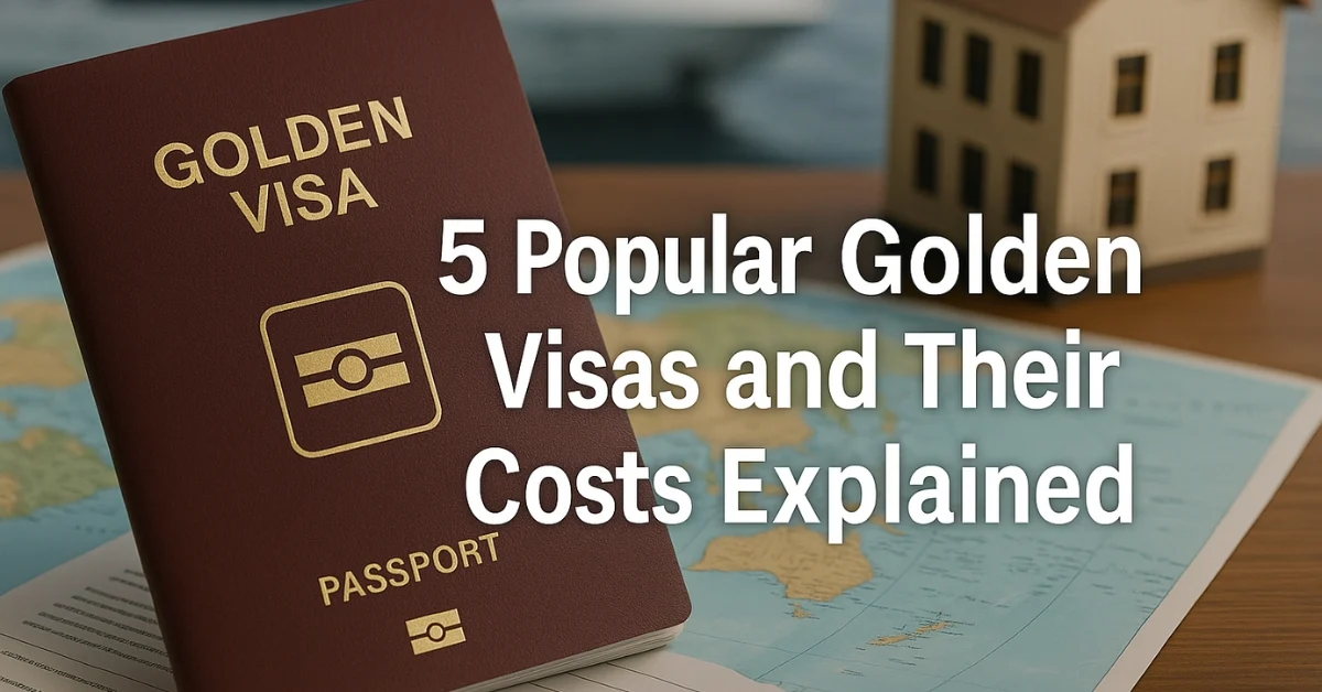 5 Popular Golden Visas and Their Costs Explained